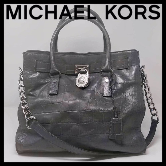 MICHAEL KORS LARGE NORTH SOUTH HAMILTON TOTE - Picture 3 of 8